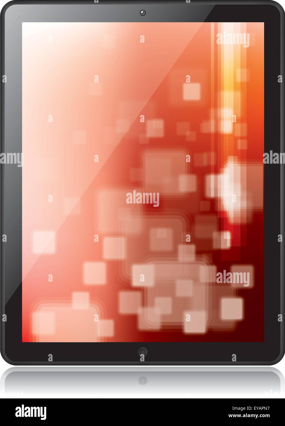 Digital tablet in vector illustration Stock Vector Image & Art - Alamy