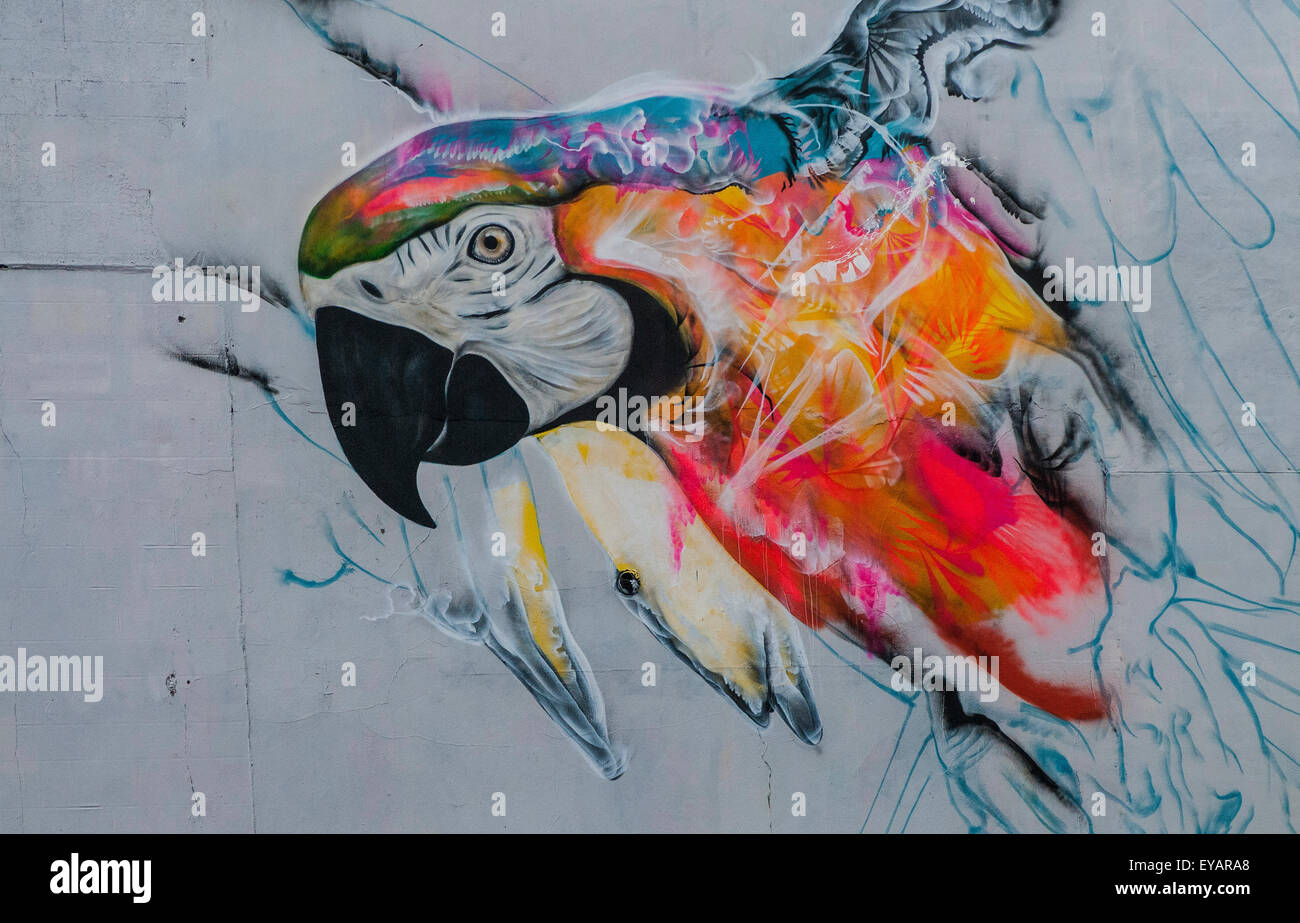 Bristol, UK. 25th July, 2015. Europe’s largest, free, street art