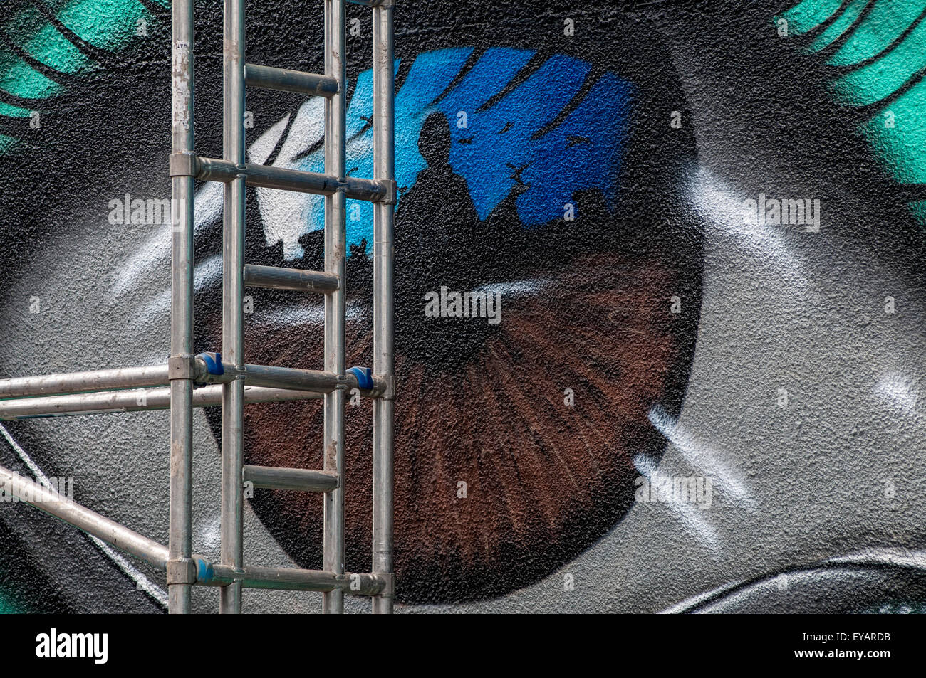 Bristol, UK. 25th July, 2015. Europe’s largest, free, street art