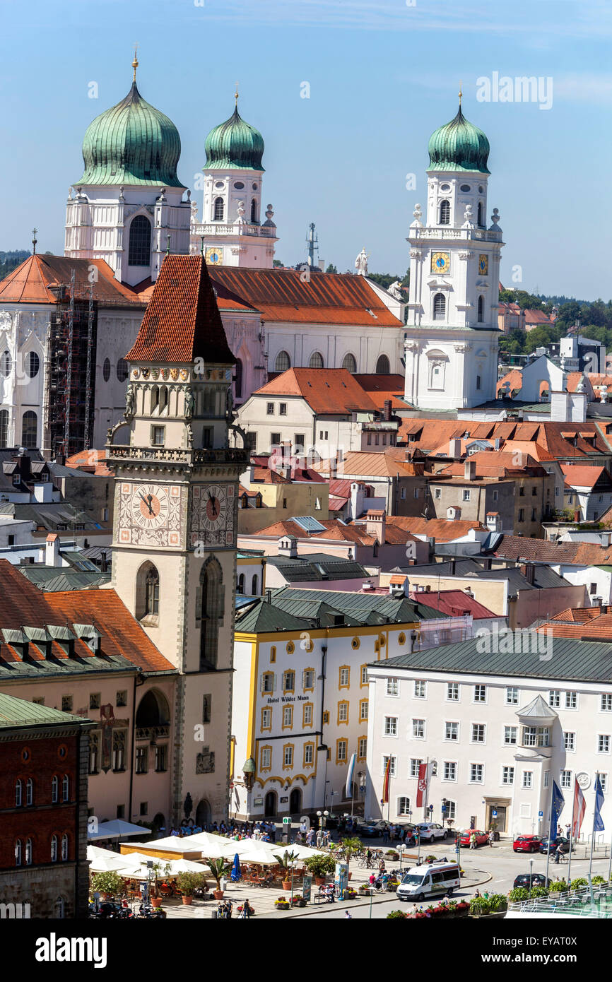 St. Stephan Cathedral, Passau Old Town Bavaria Passau Germany, Europe Stock Photo