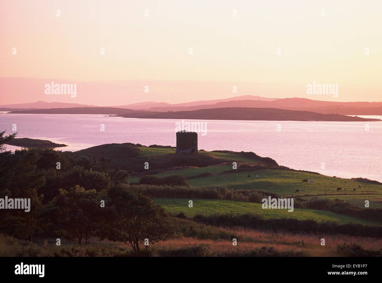 Roaringwater Bay, Co Cork, Ireland; Landscape At Sunset Stock Photo Alamy