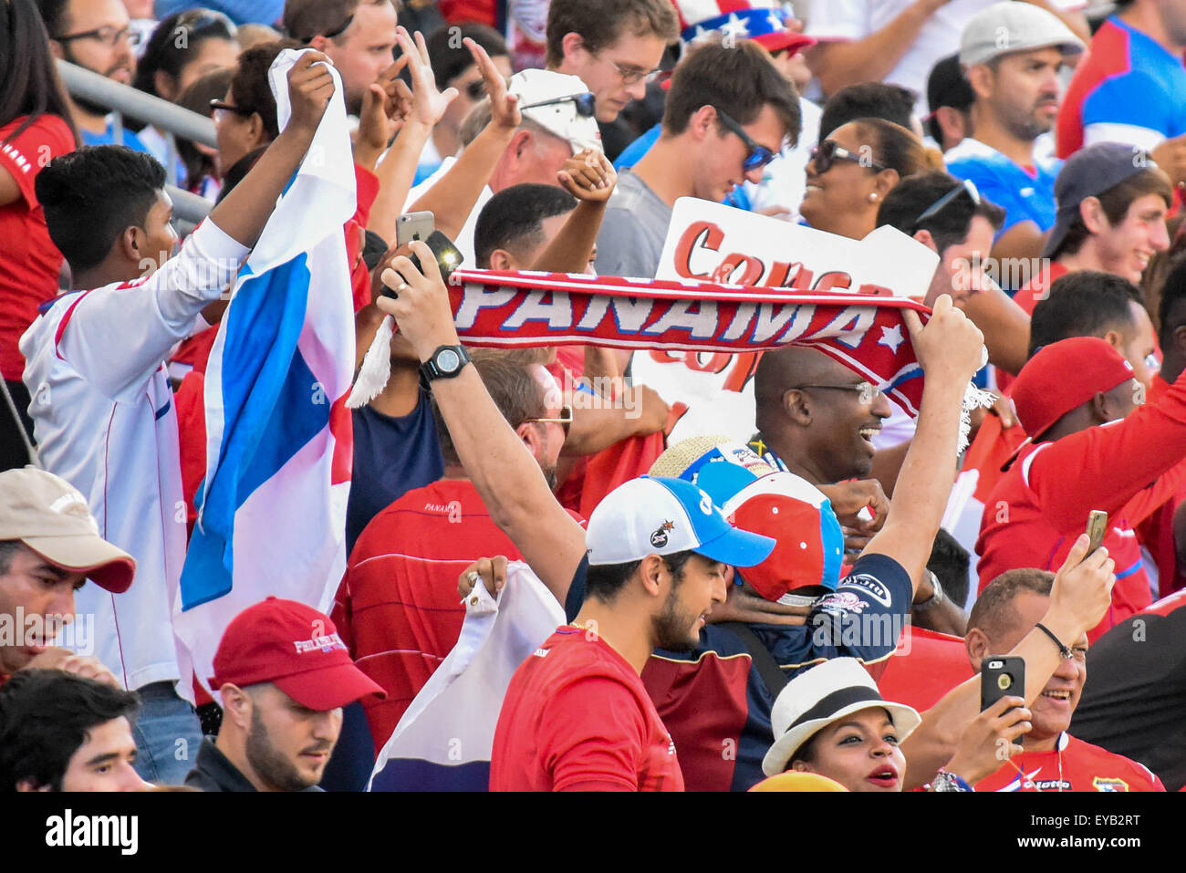 Panamanian fans celebrating hires stock photography and images Alamy