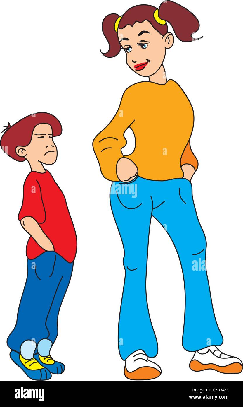 Adolescent i Stock Vector Images - Alamy