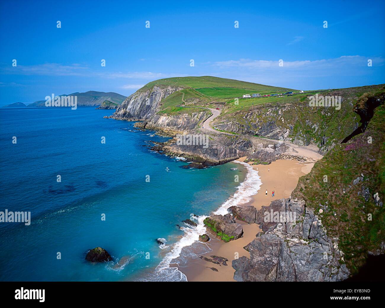 Coumeenoole Beach, Dingle Peninsula, Co Kerry, Ireland; Beach On The
