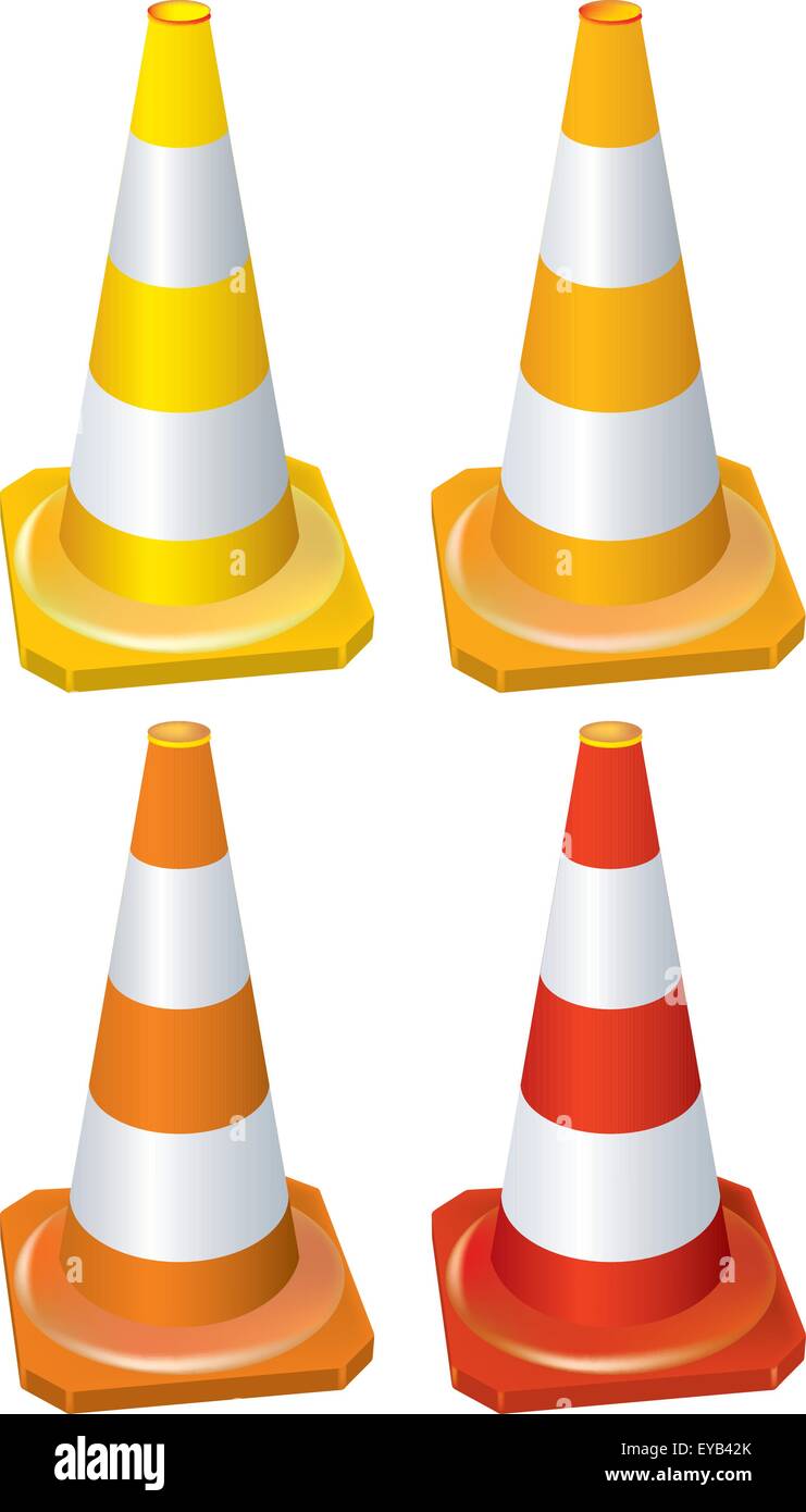Traffic cone vector hires stock photography and images Alamy