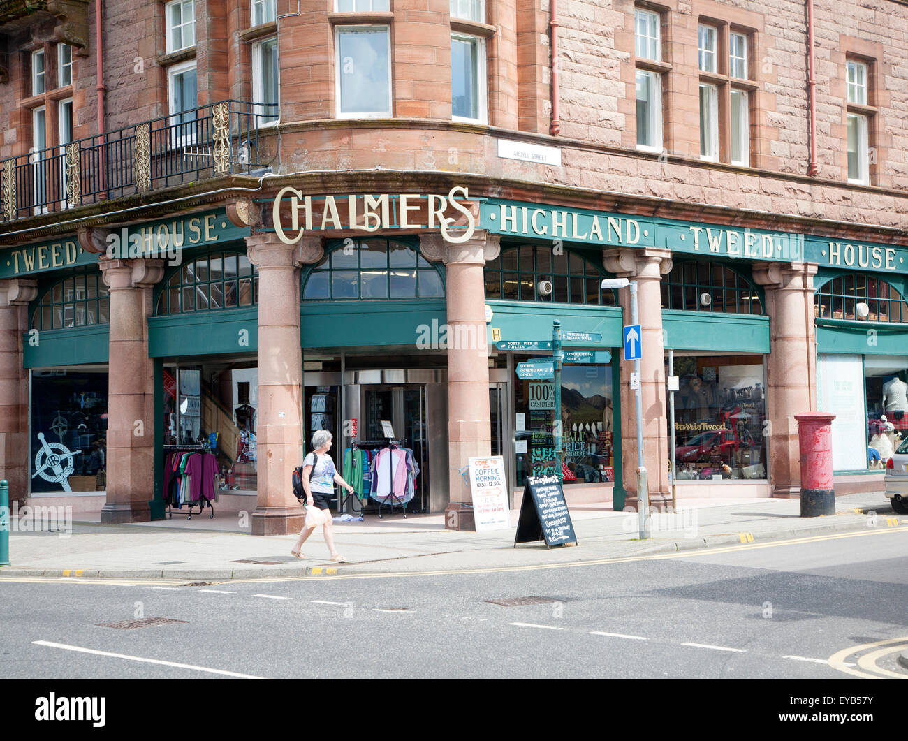 Chalmers Highland Tweed House traditional shop, Oban, Argyll and Bute