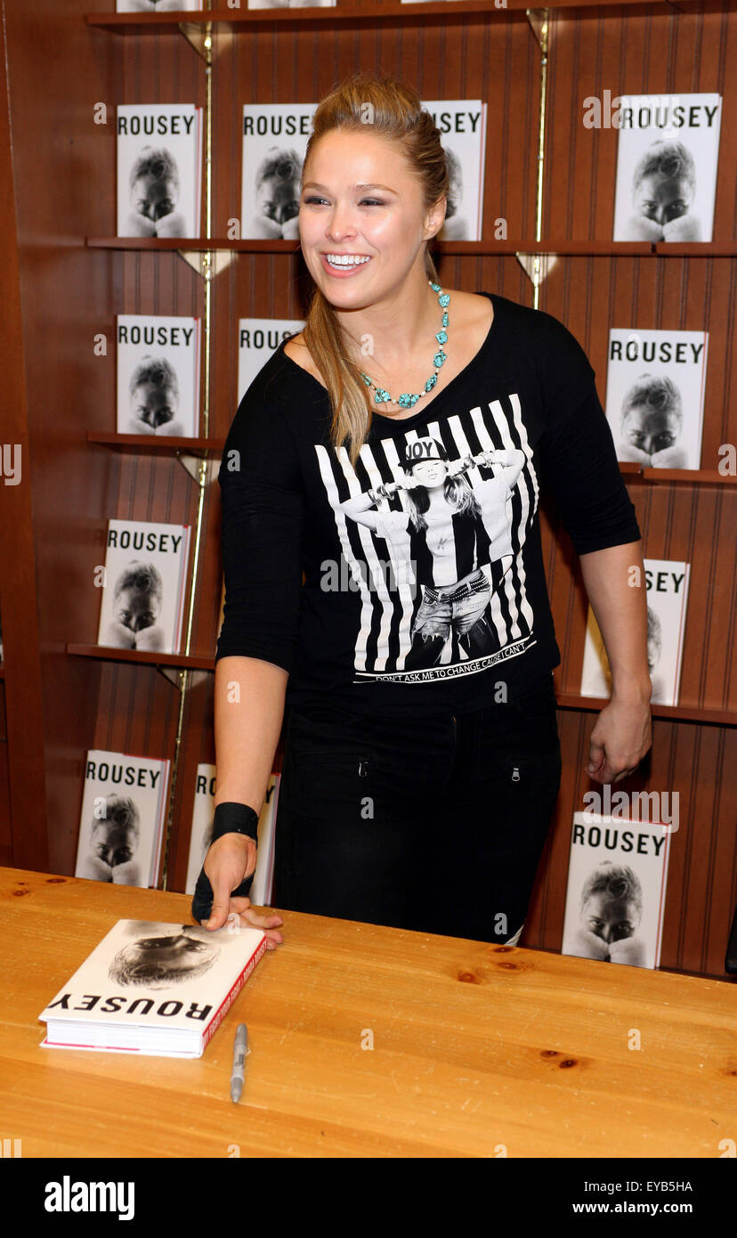 Ronda Rousey Book Signing At Barnes And Nobles Las Vegas Featuring