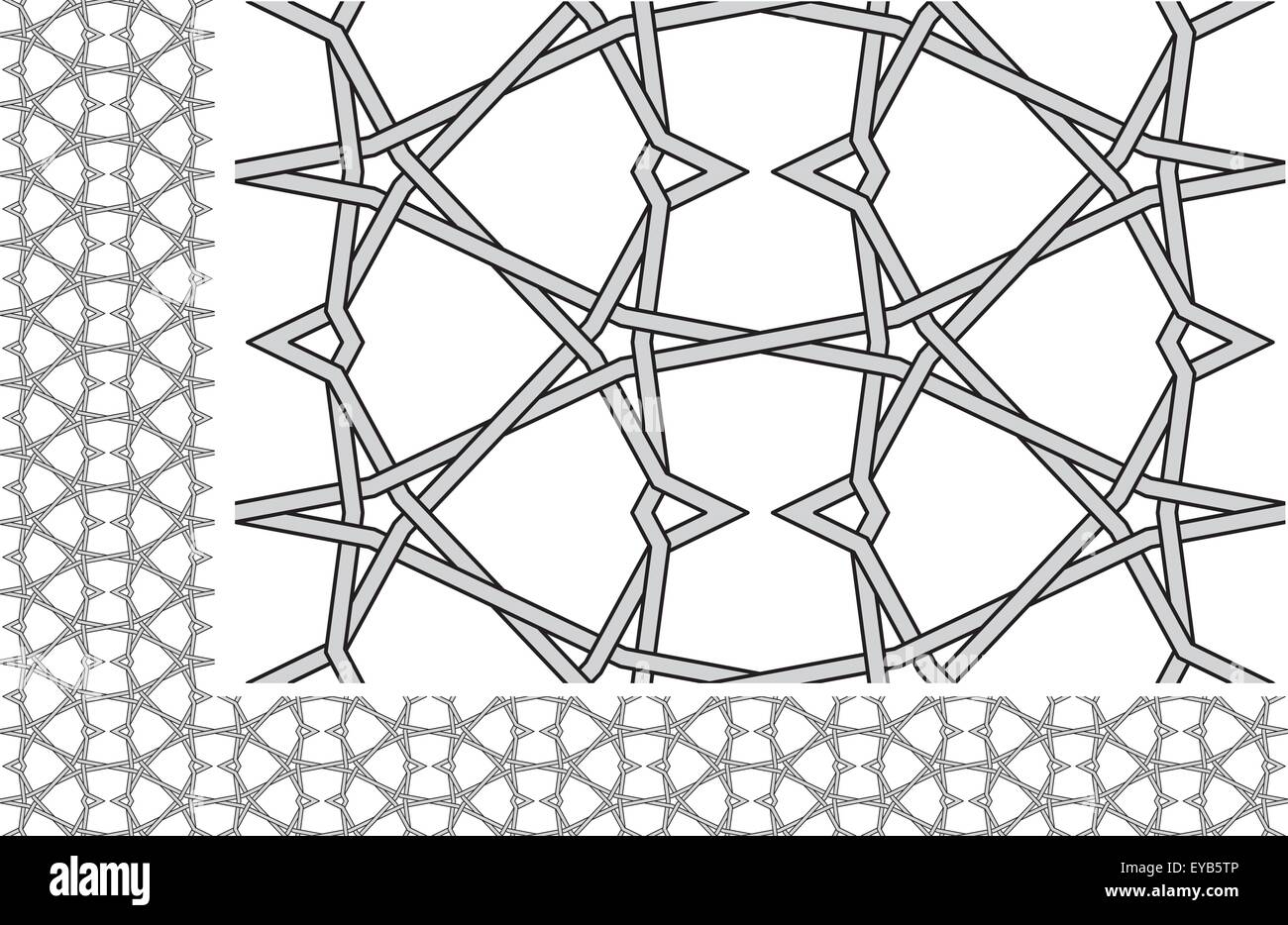 Seamless knitted wire pattern Stock Vector