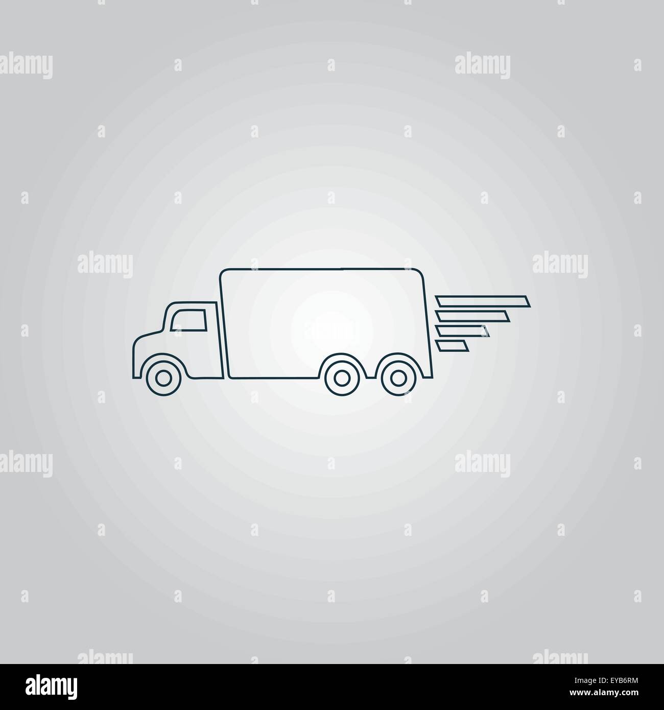 delivery sign icon Stock Vector