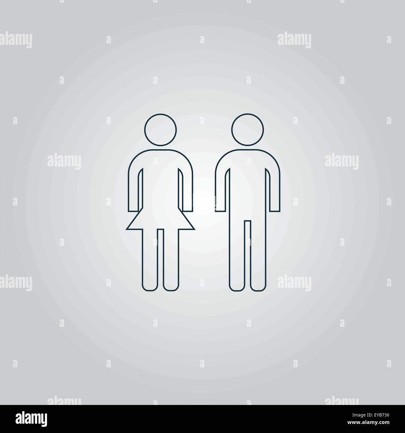 man and woman icon Stock Vector Image & Art - Alamy