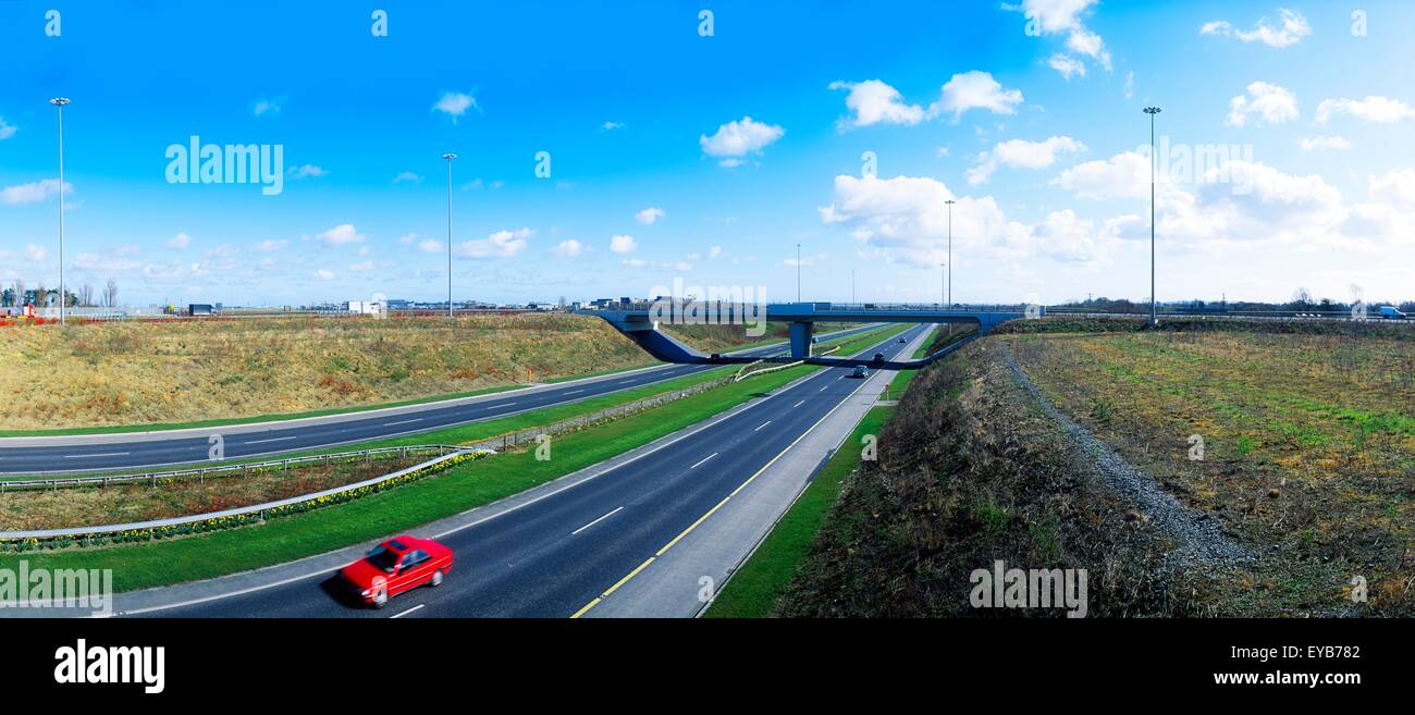 M50 Motorway, Ireland Stock Photo