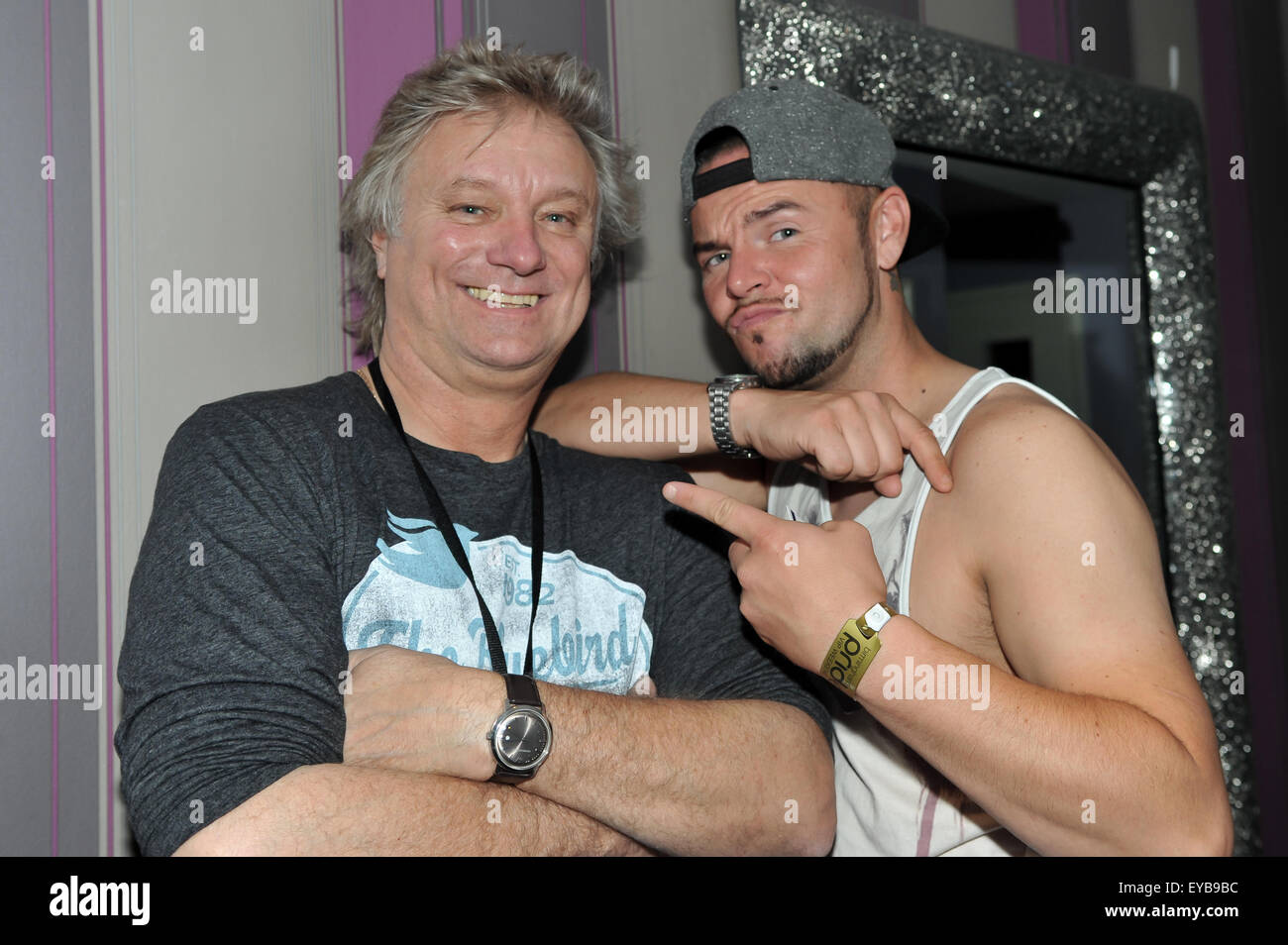 Birmingham Pride 2015 - Day 2  Featuring: Barry Tomes Where: Birmingham, United Kingdom When: 24 May 2015 Stock Photo