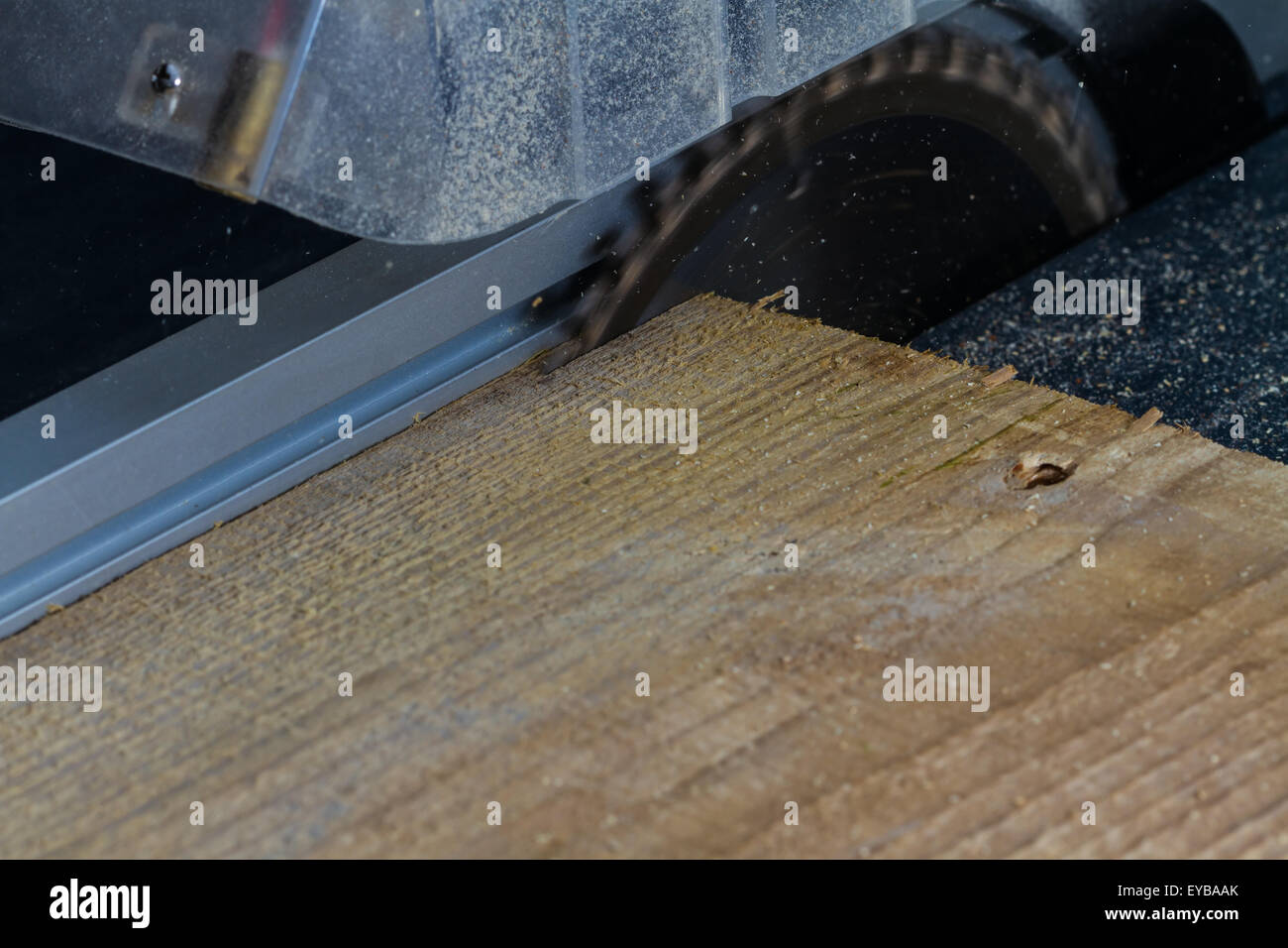 cutting boards with circular saw Stock Photo Alamy