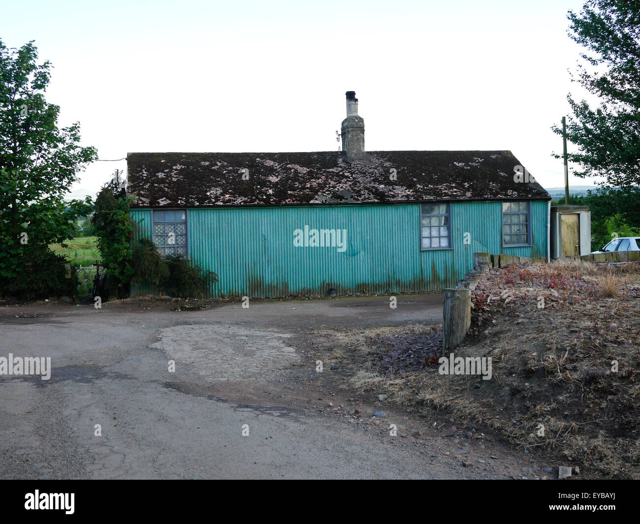 1940s Farm Labourers Cottage Turnhouse Edinburgh Scotland UK Stock 1940s-farm-labourers-cottage-turnhouse-edinburgh-scotland-uk-stock