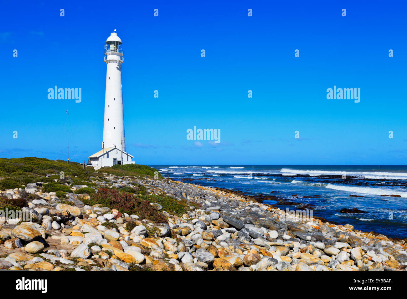Kommetjie lighthouse, Western Cape Province South Africa Stock Photo