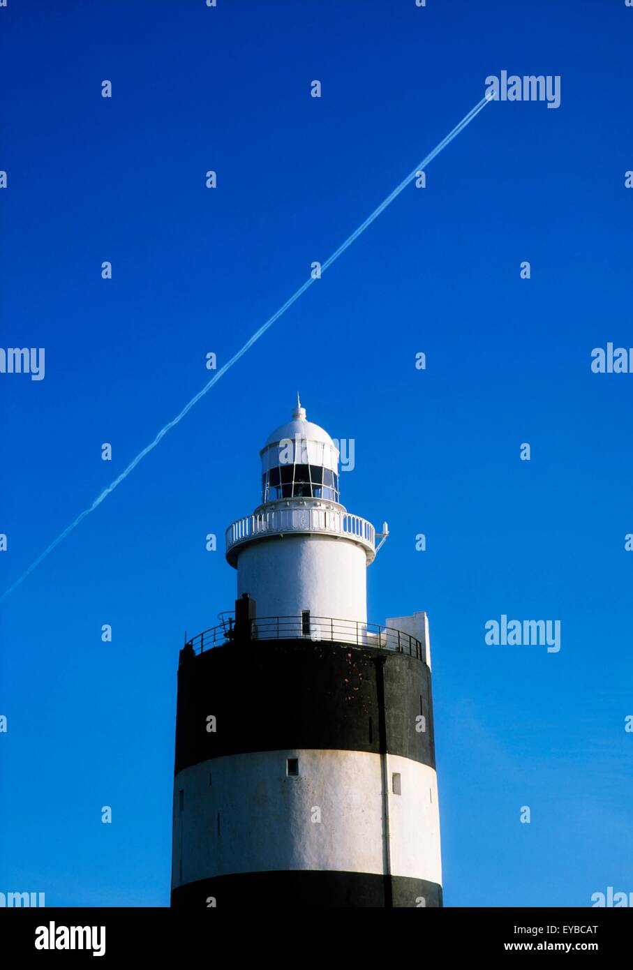 Hook Head Lighthouse, Hook Peninsula, Co Wexford, Ireland; Lighthouse Originally Built In The 12Th Century Stock Photo