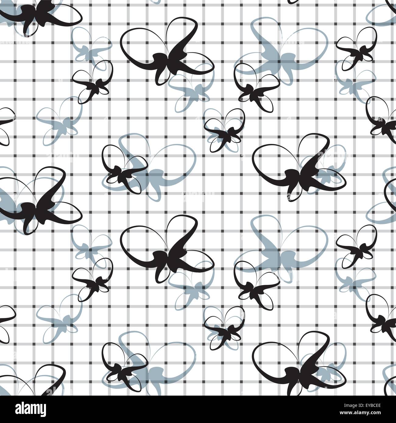 Black and white checkered pattern Stock Vector Images - Alamy