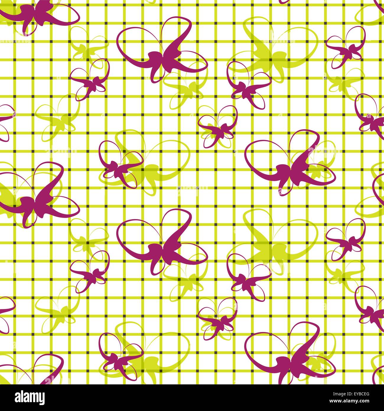 vector seamless checkered background with an abstract pattern Stock ...