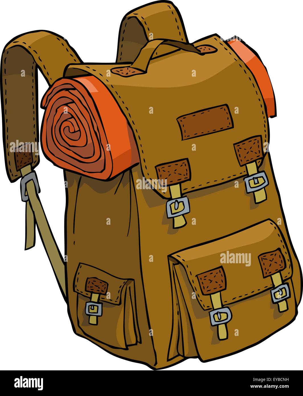 Backpack Multiple Sizes Ready to Hang Distressed Vector 108795 Gallery Canvas Art