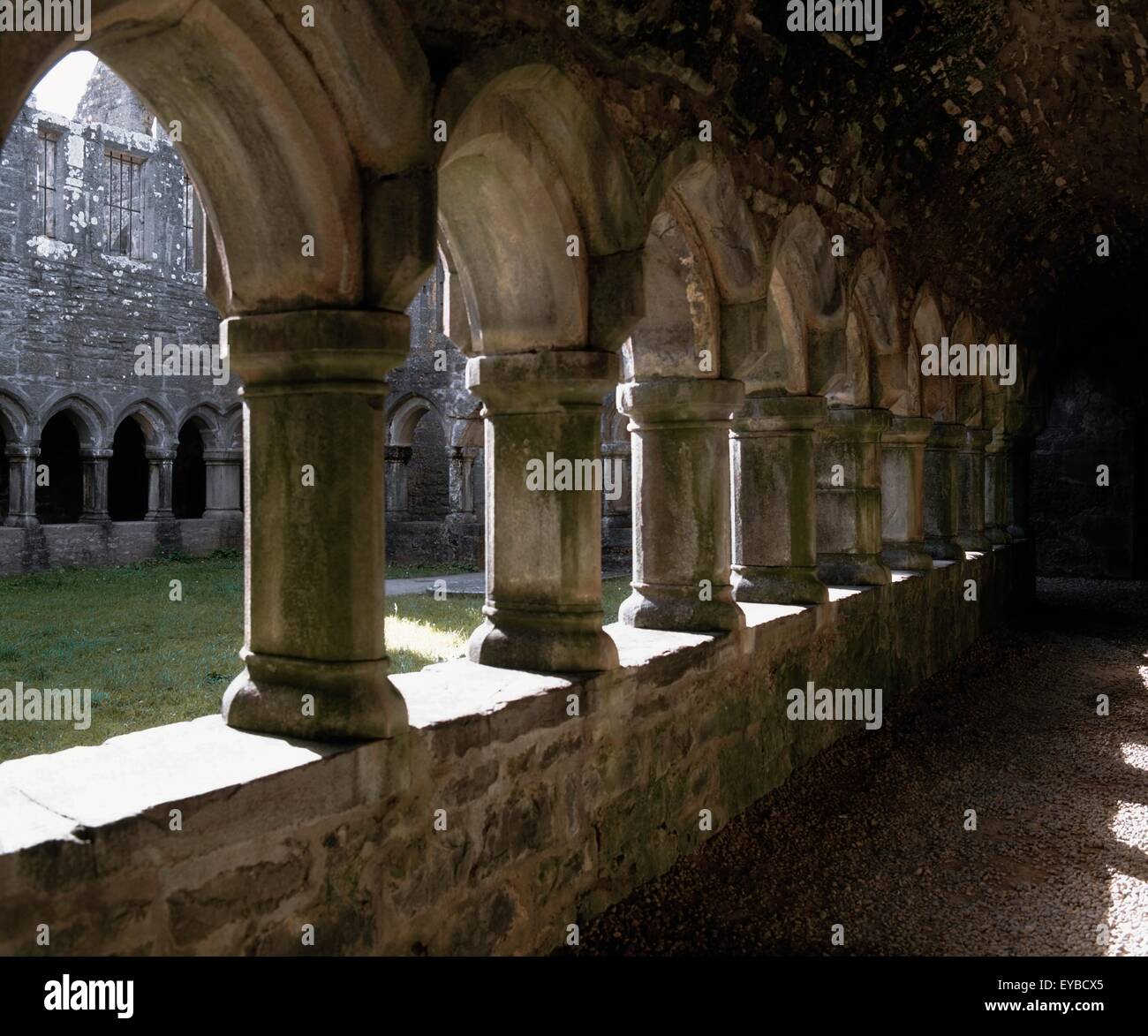 Moyne Abbey, Co Mayo, Ireland; 15Th Century Franciscan Abbey Stock