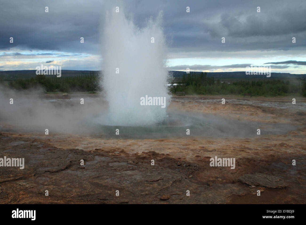 Strokkur Geyser Iceland Stock Photo - Alamy