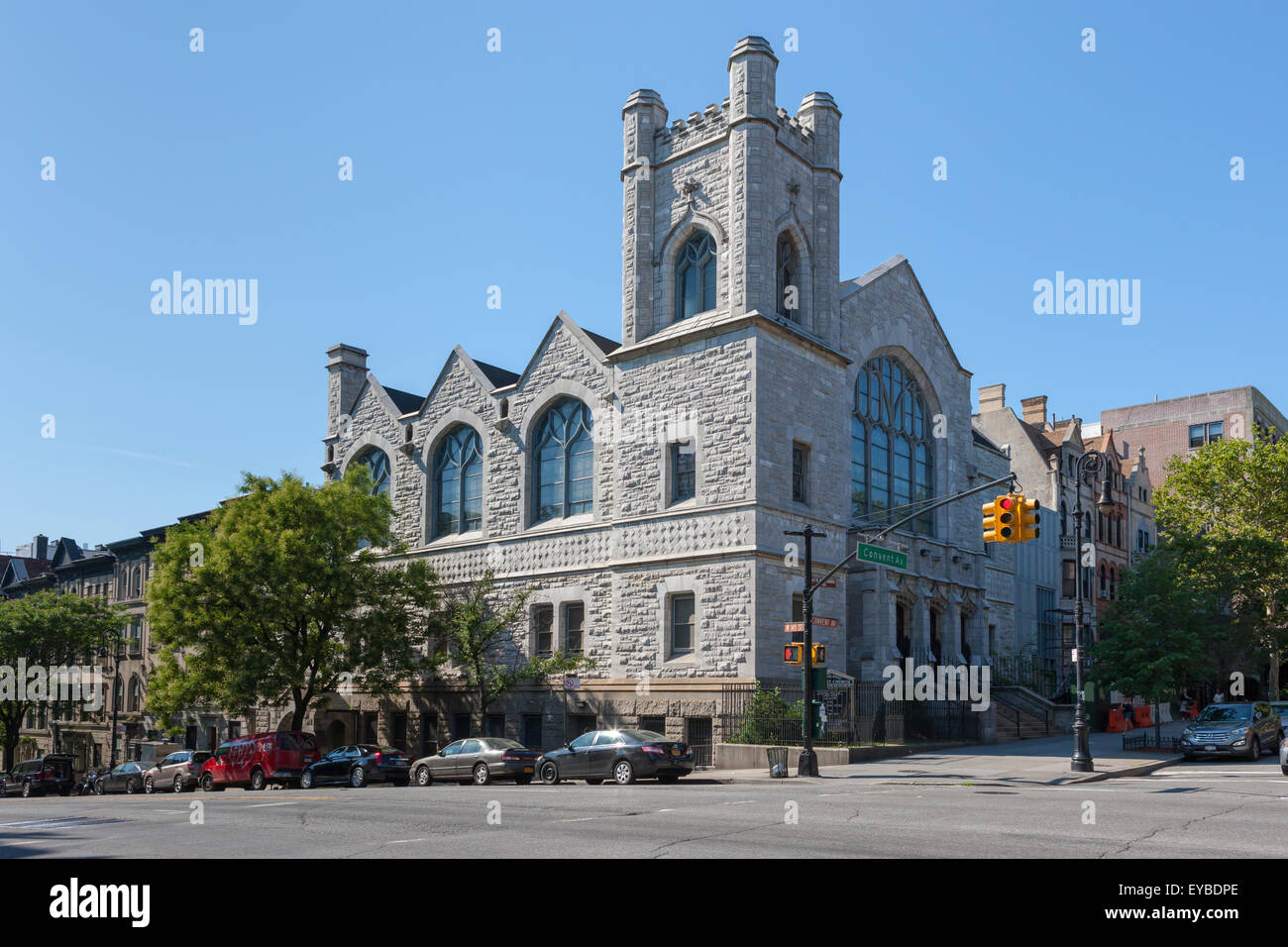 Convent Avenue Baptist Church in Hamilton Heights / West Harlem in New York City. Stock Photo
