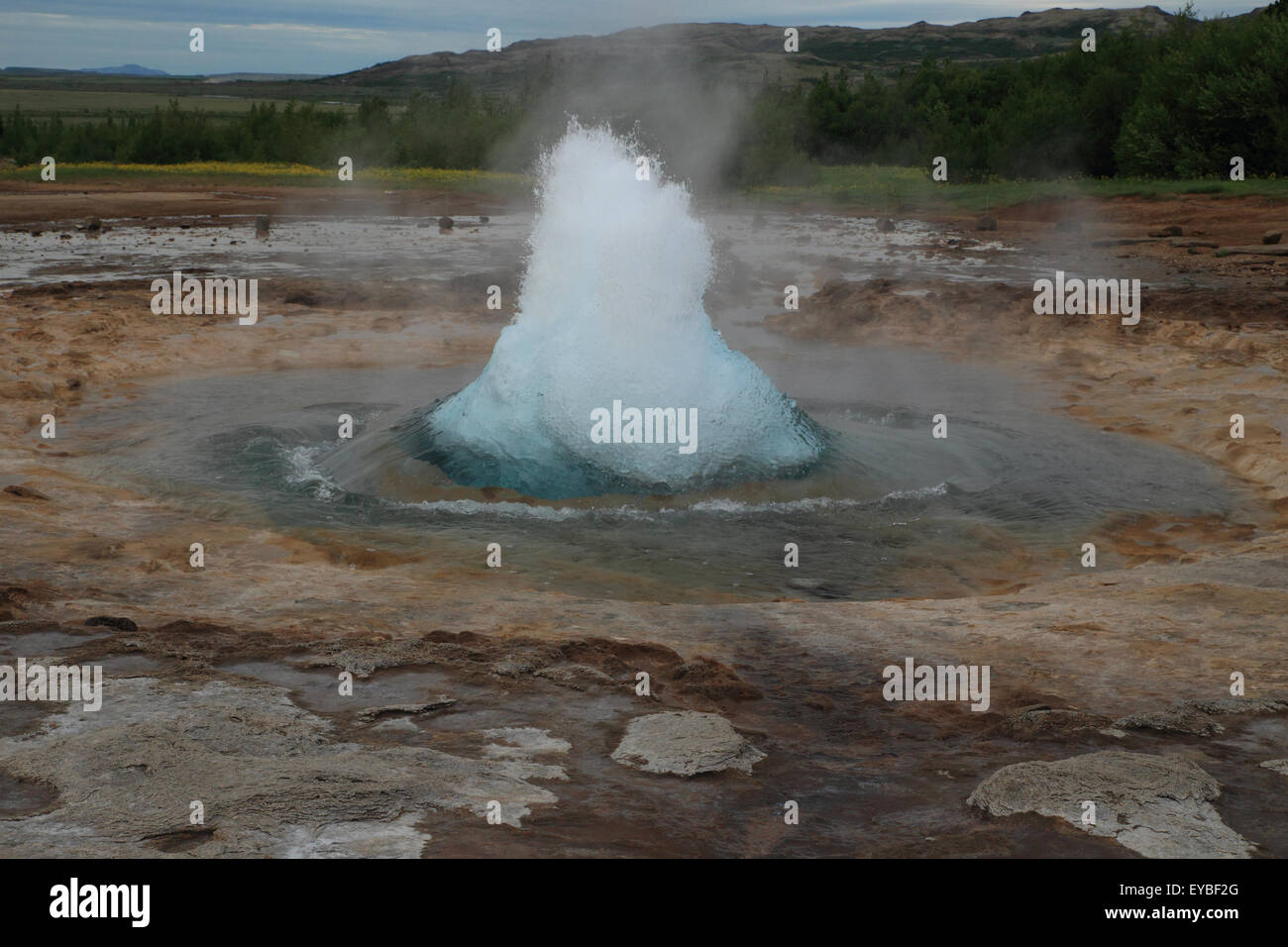 Strokkur Geyser Iceland Stock Photo - Alamy