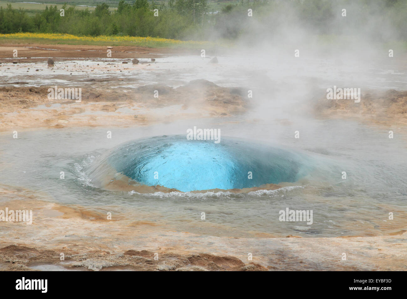 Strokkur Geyser Iceland Stock Photo - Alamy