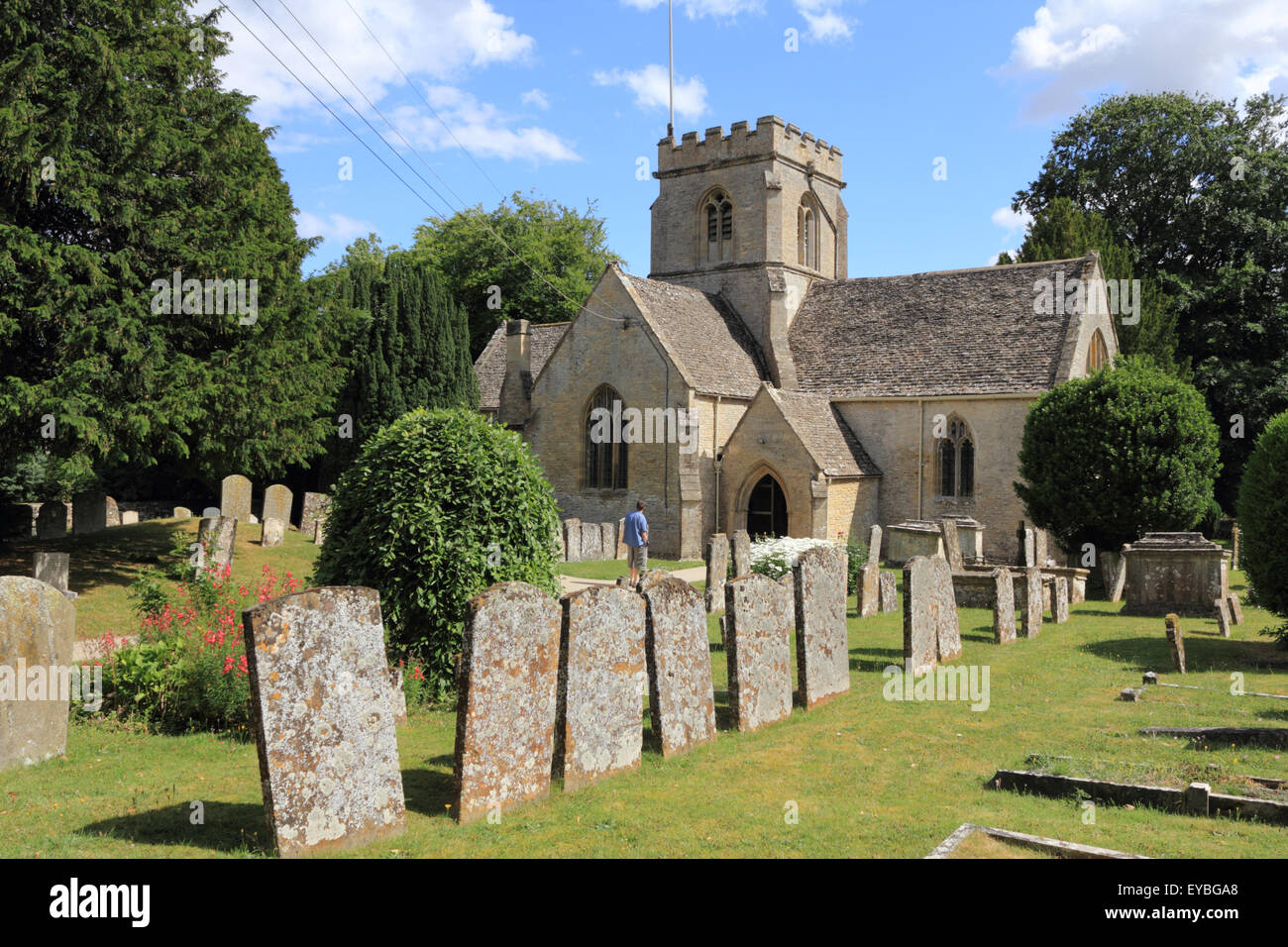 St Kenelm's Church, Minster Lovell, Oxfordshire, England, UK Stock