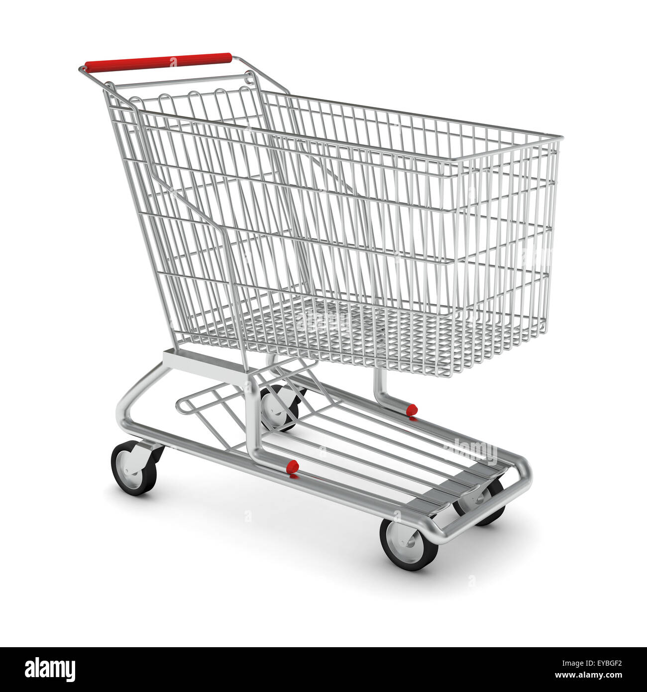 Metal shopping cart for purchase Stock Photo Alamy