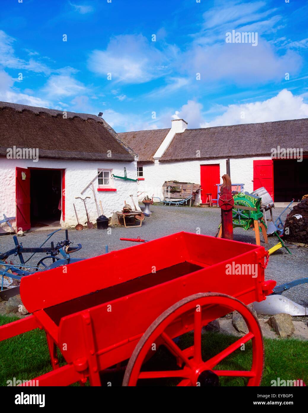 Co Donegal, Ireland; Cottage Near Letterkenny Stock Photo Alamy