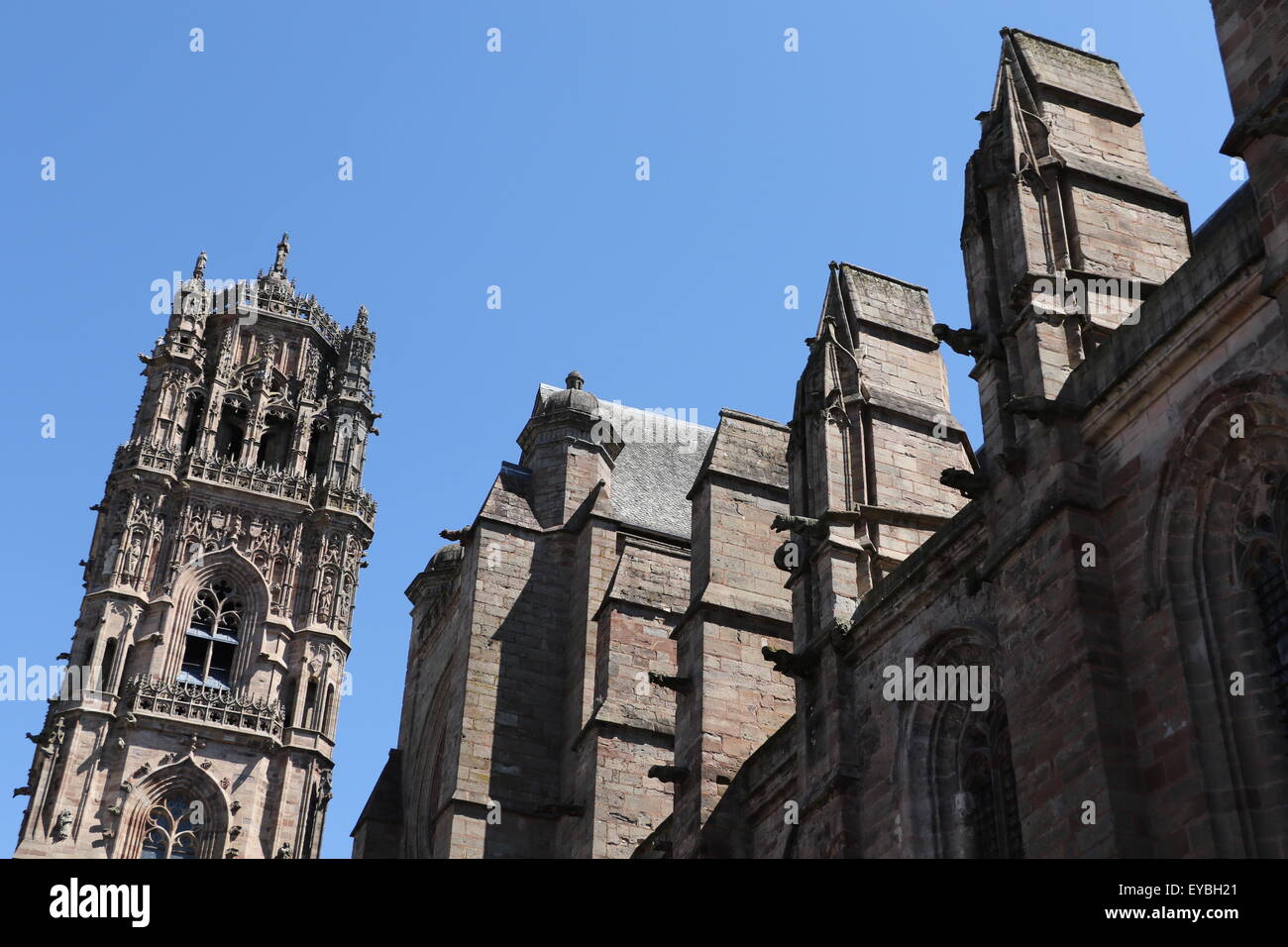 The Cathedral Of Rodez France Stock Photo Alamy the-cathedral-of-rodez-france-stock-photo-alamy