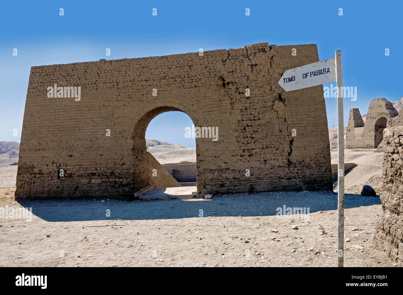 Luxor, Egypt, Tomb of Pabasa (TT279) at elAsasif, necropolis of Nobles
