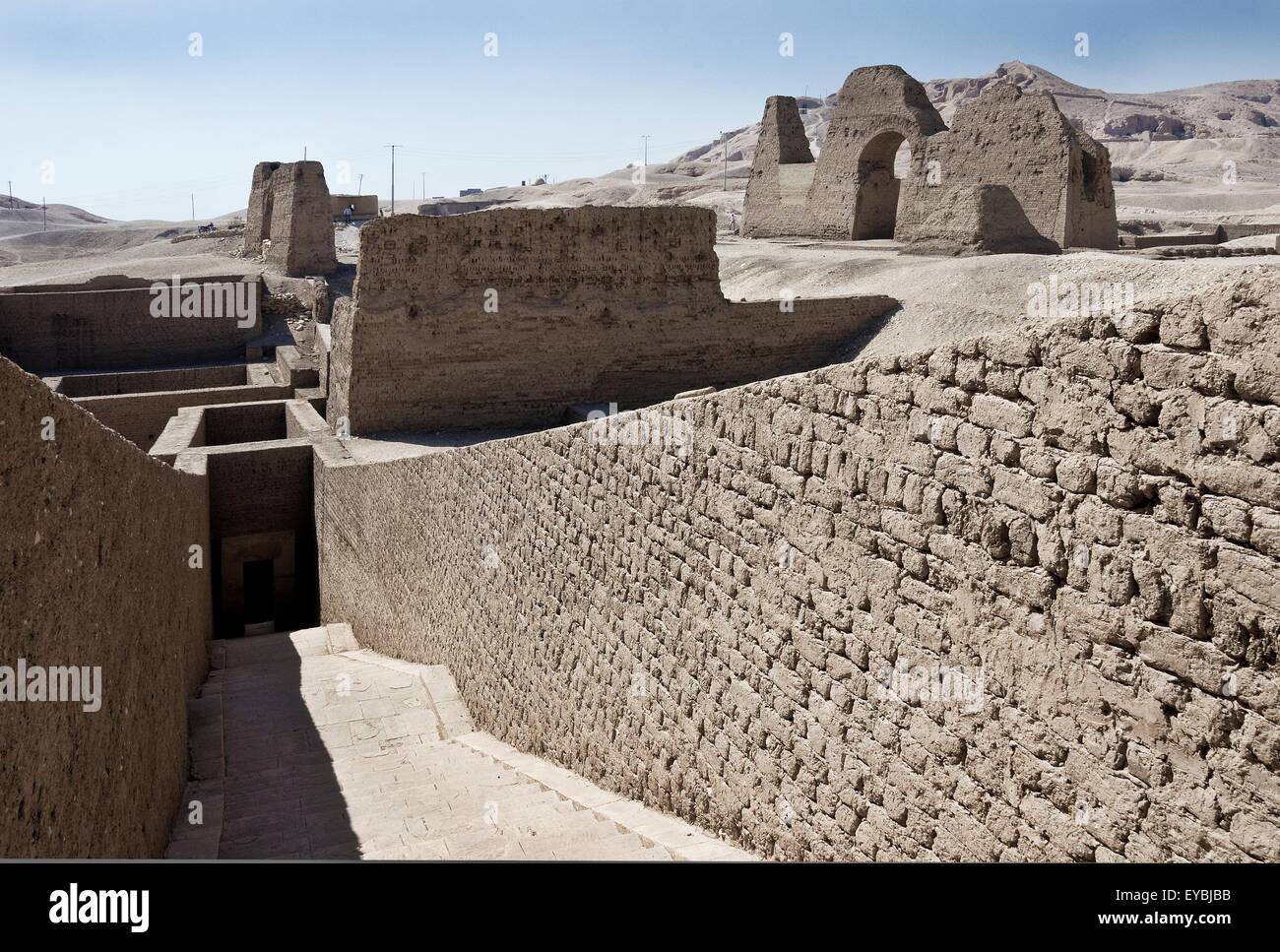 Luxor, Egypt, Tomb of Pabasa (TT279) at elAsasif, necropolis of Nobles