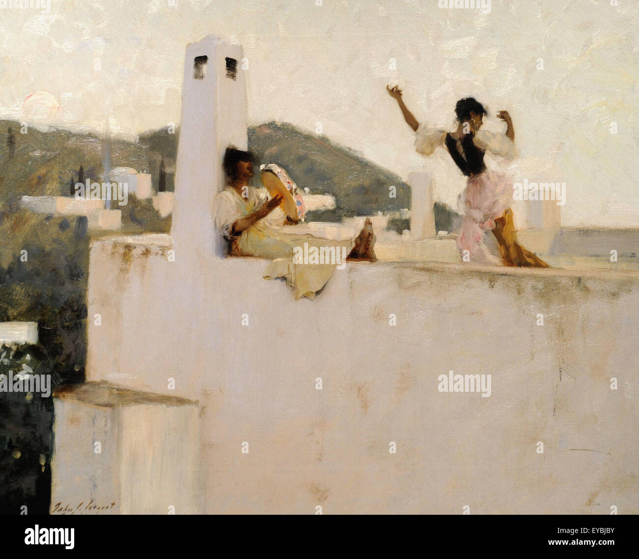 John Singer Sargent  Rosina - Capri Stock Photo