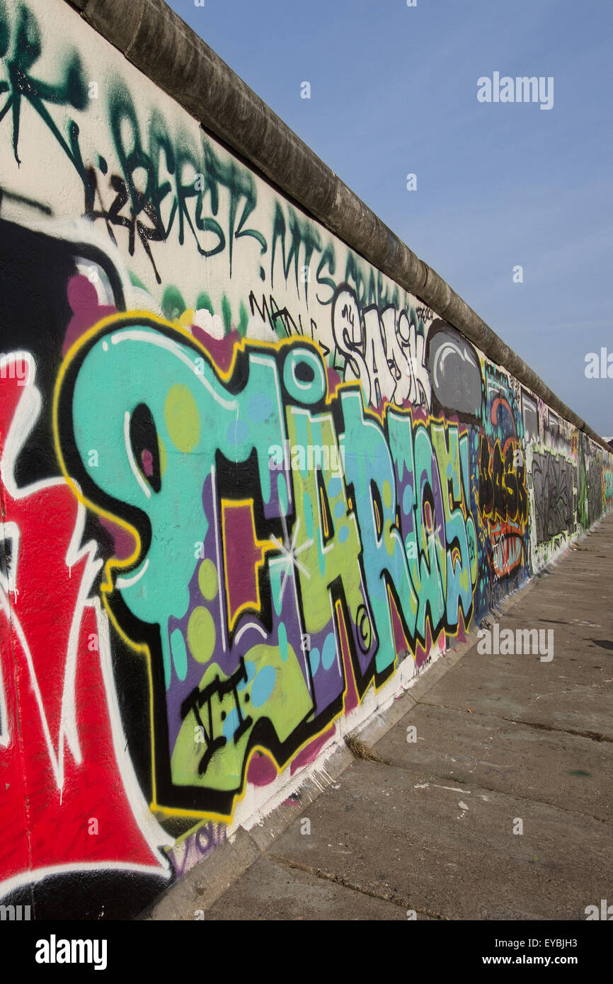 berlin wall germany Stock Photo