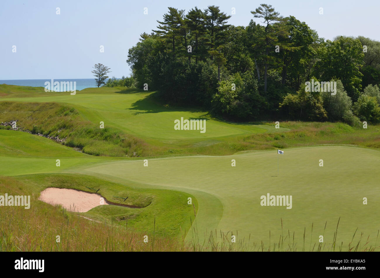 Whistling Straits Golf Course in Kohler, WI was designed by Pete Dye
