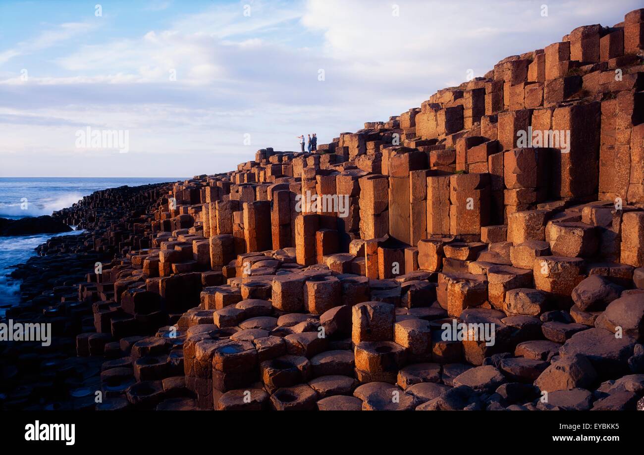 Giant's Causeway, Co Antrim, Ireland; Area Designated A Unesco World Heritage Site With Basalt Columns Stock Photo