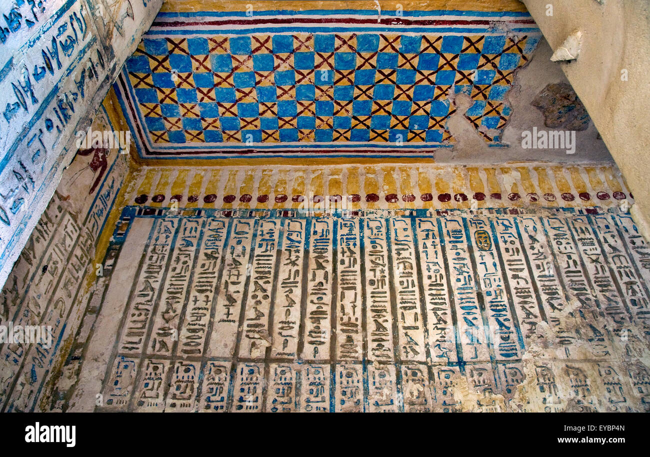 Luxor, Egypt, Tomb of Pabasa (TT279) at elAsasif, necropolis of Nobles