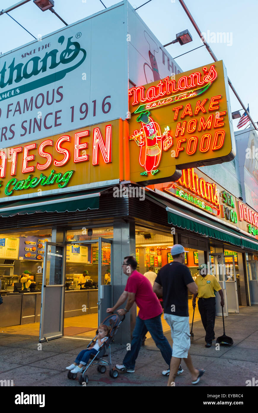 Coney Island, NY, Resort Town Scenes, peninsular residential