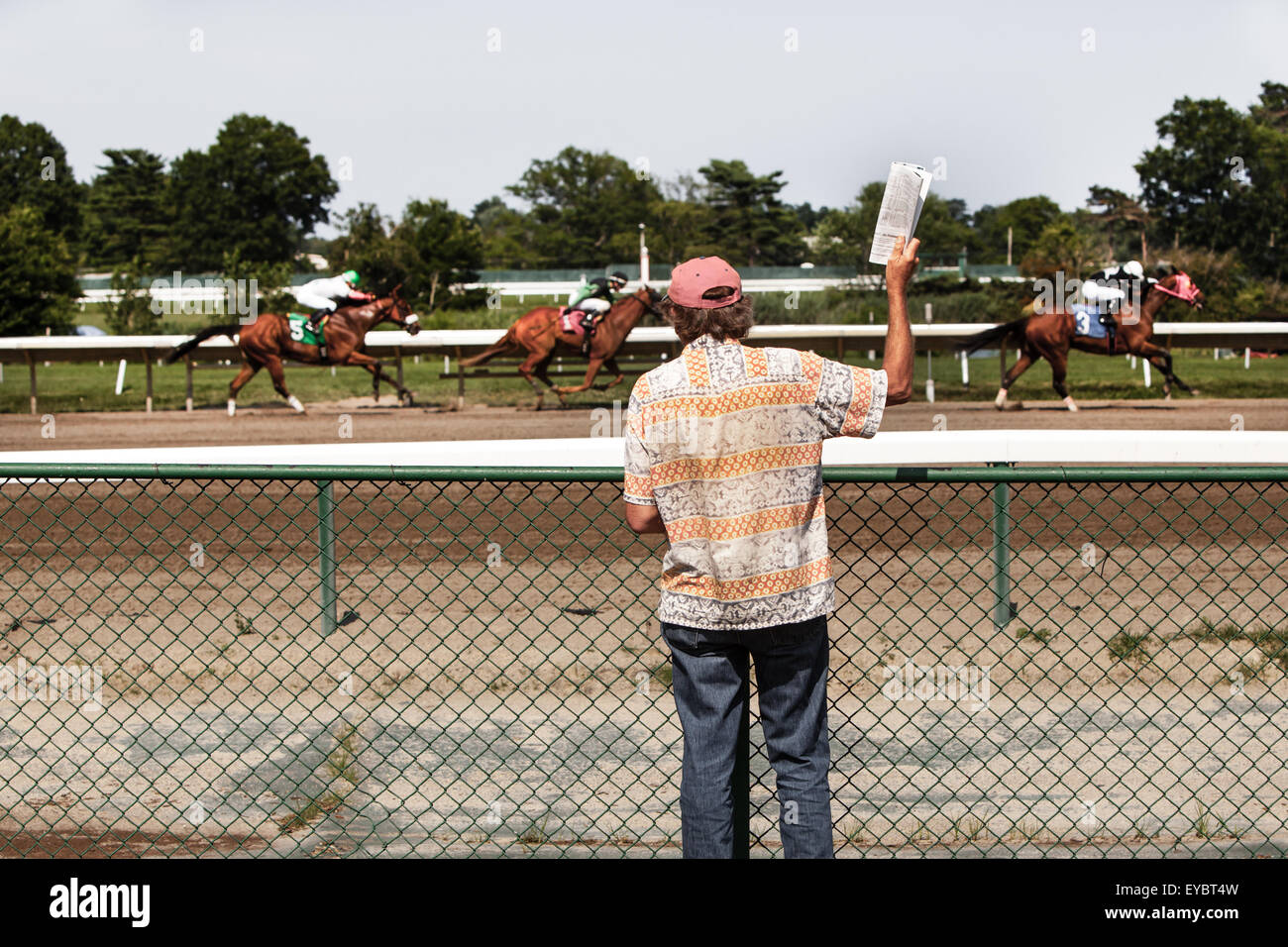 A day at the races Stock Photo Alamy