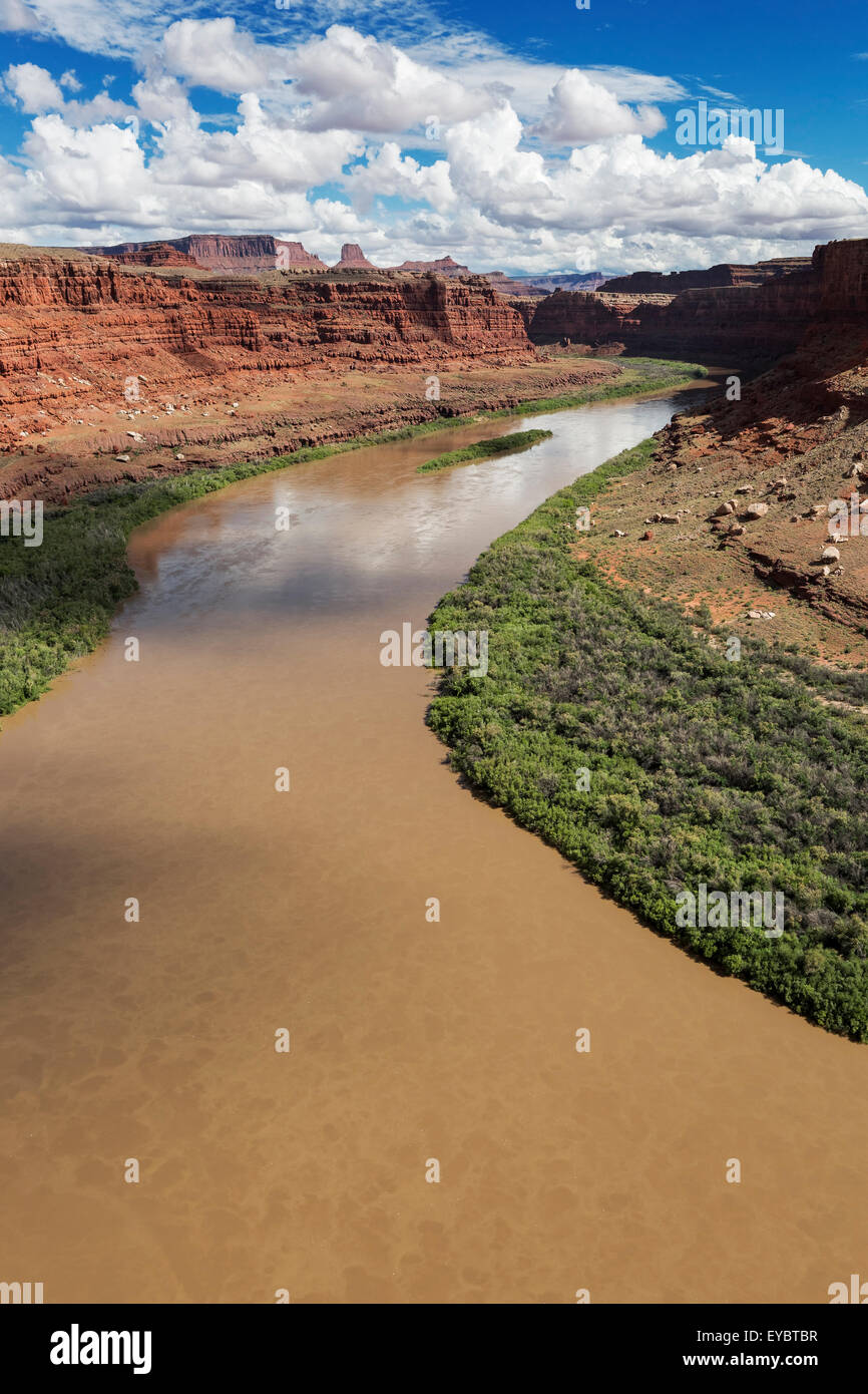 Colorado River, Canyonlands area, Moab, Utah Stock Photo