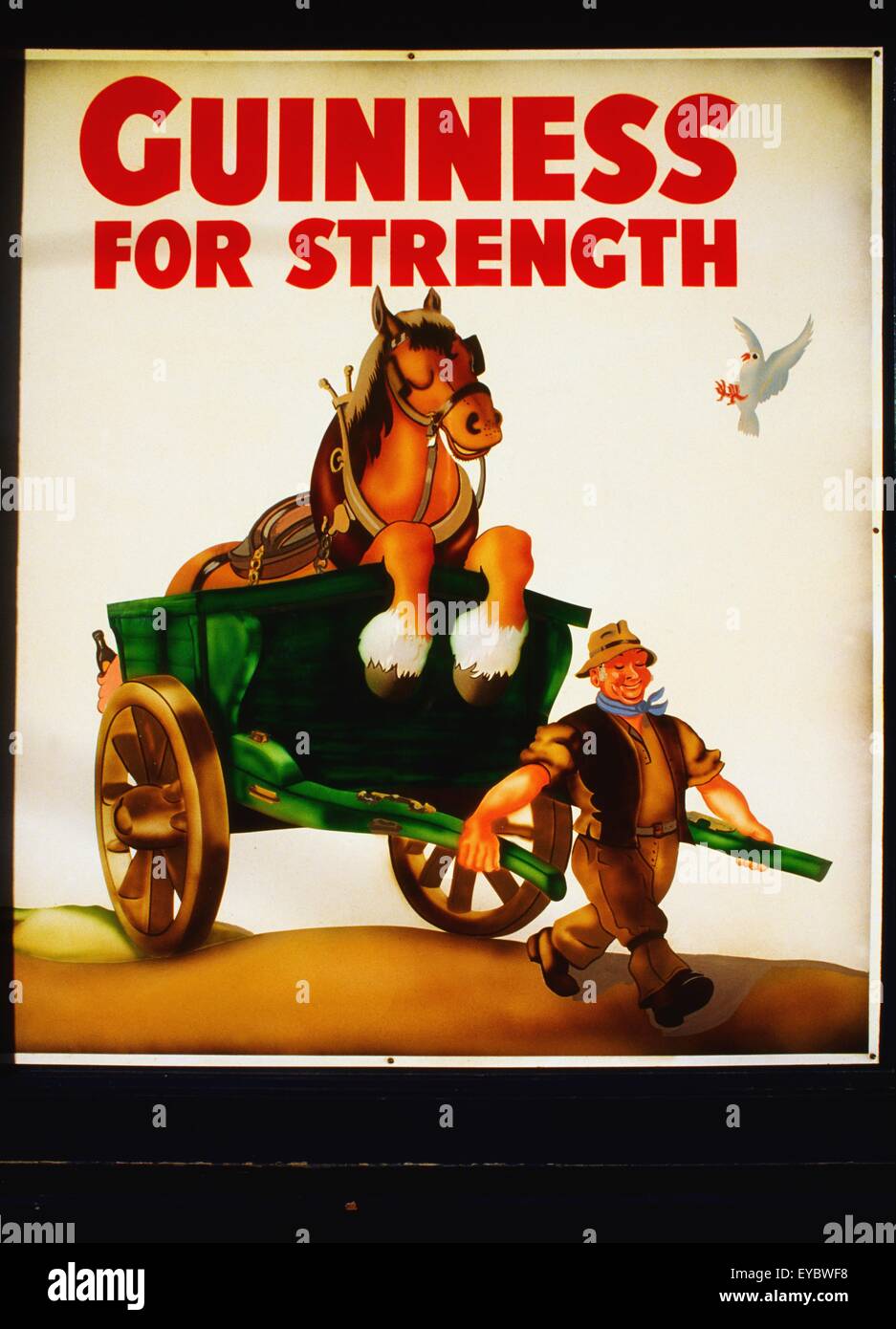 Guinness Advertisement, Ireland Stock Photo