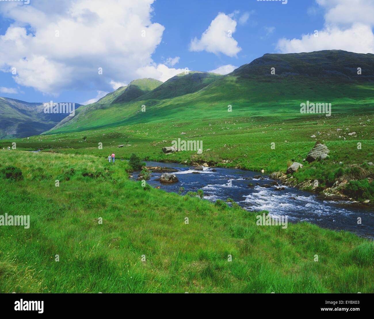 Delphi Valley, County Mayo, Ireland; Valley Stream Stock Photo Alamy