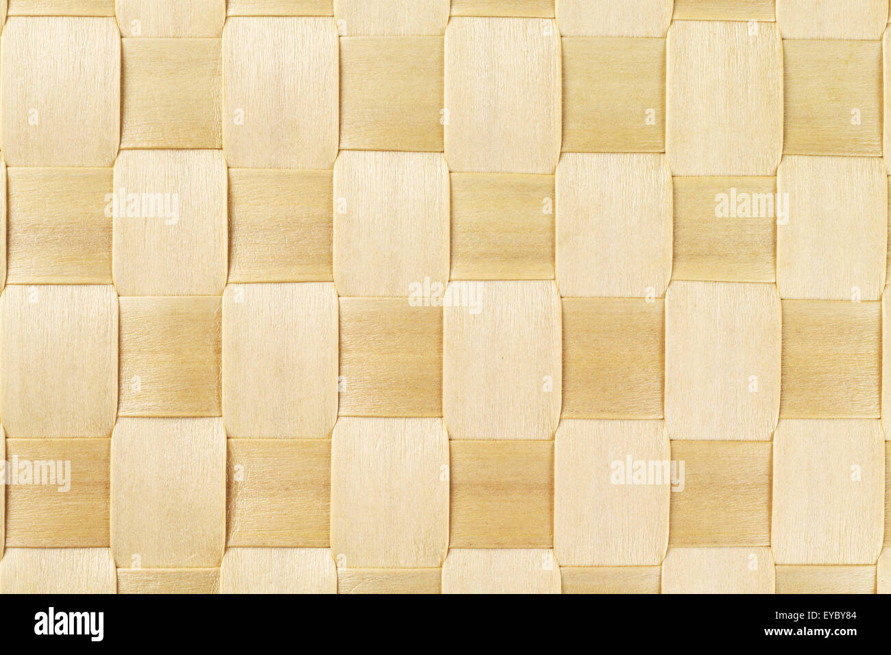 Woven Rattan Mat Pattern Background Stock Photo