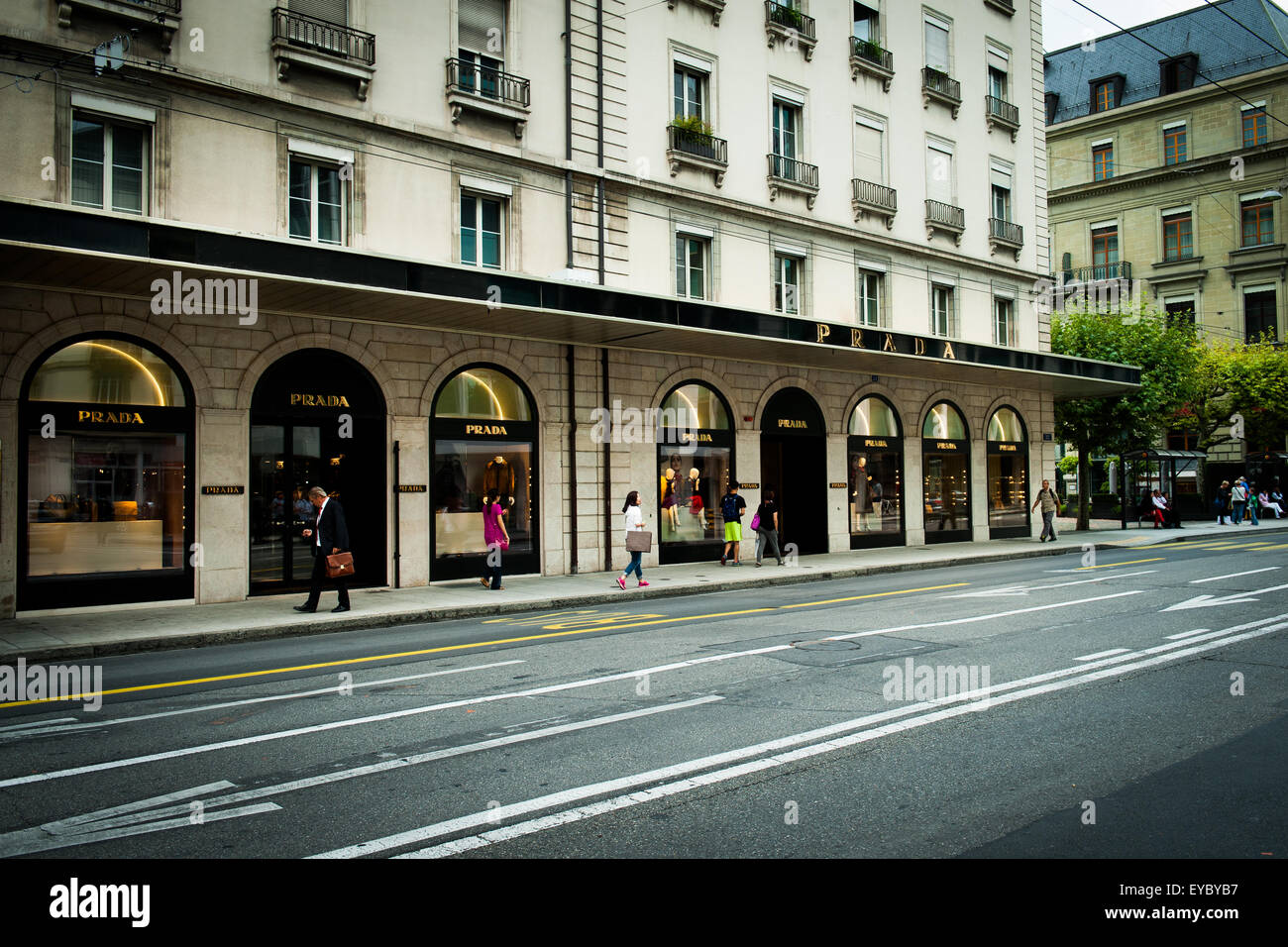 Prada store in geneva,Switzerland Stock Photo - Alamy