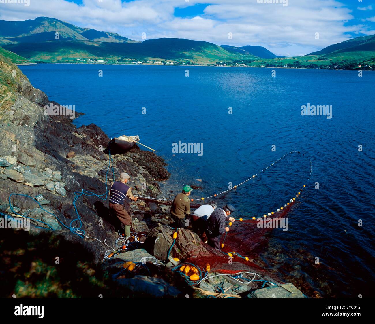 Killary Harbour, Leenane Village, Connemara, Co Galway Ireland Stock ...