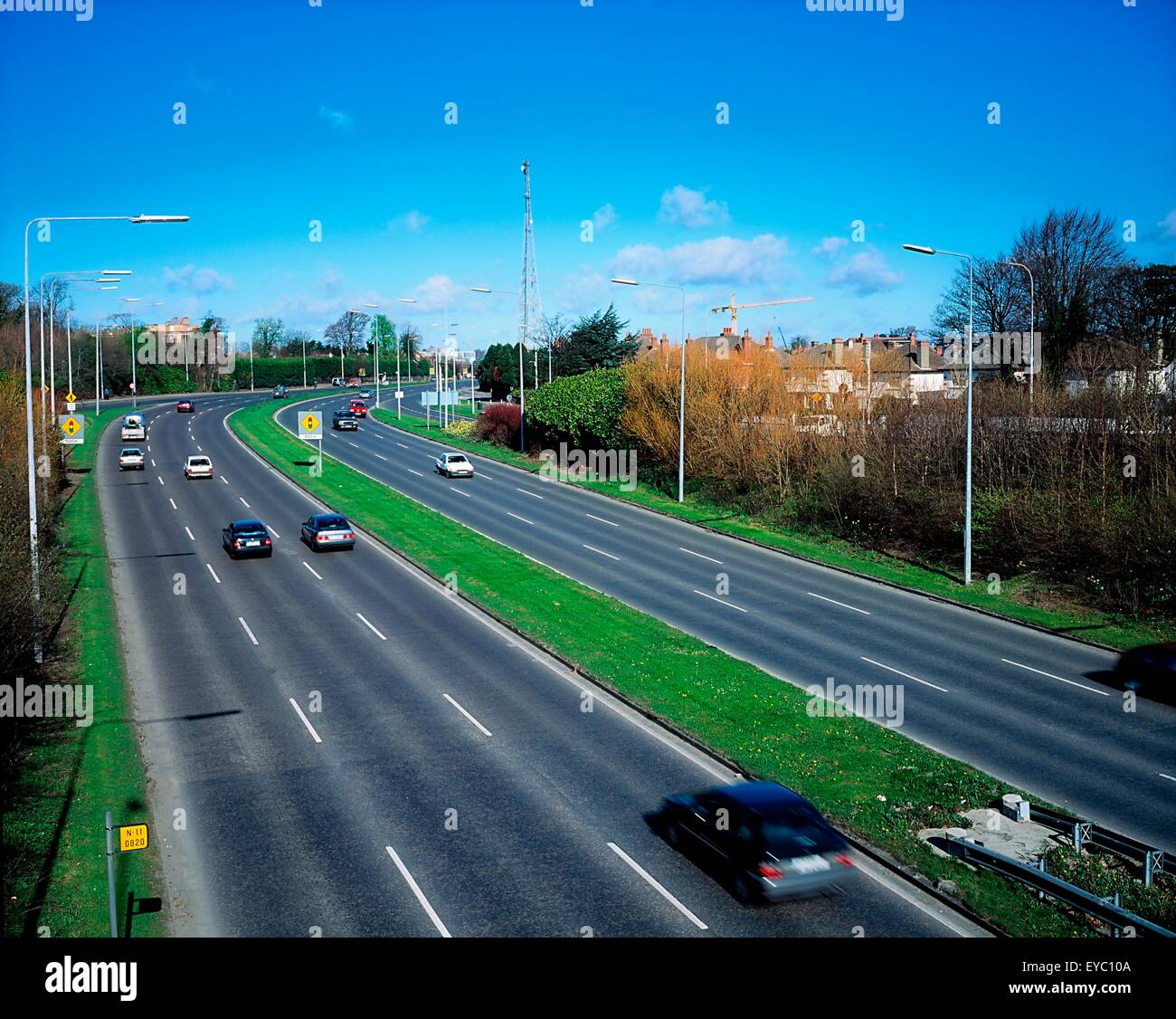 N11 Dual Carriageway, Co Dublin, Ireland Stock Photo Alamy