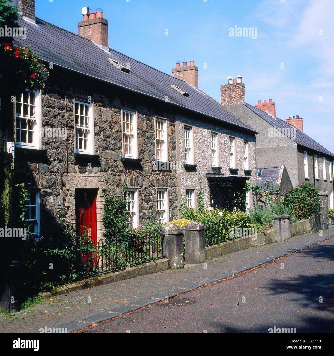 Gracehill, Ballymena, Co Antrim, Ireland; Houses Stock Photo Alamy
