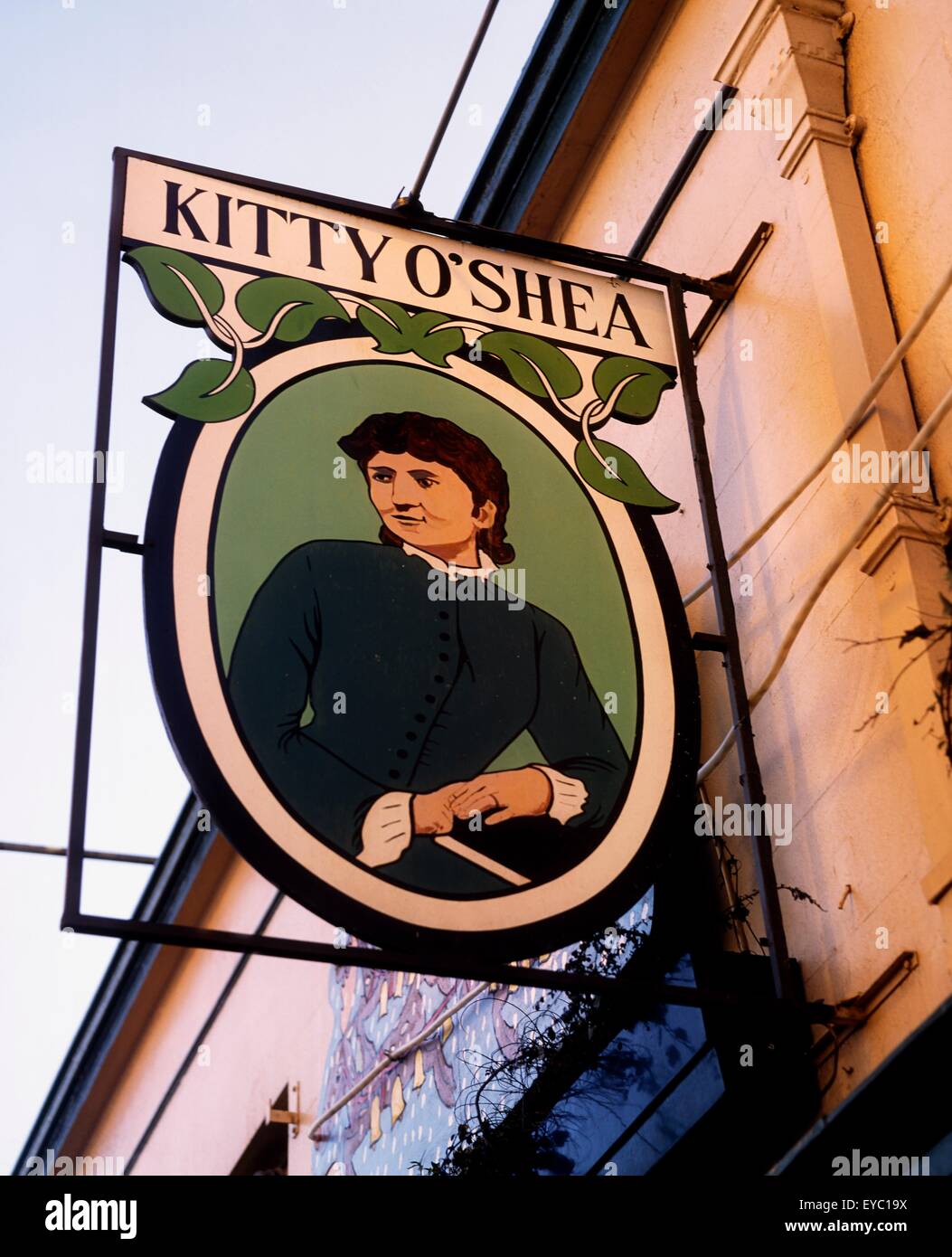 Kitty O'shea, Dublin, Co Dublin, Ireland; Pub Sign Stock Photo